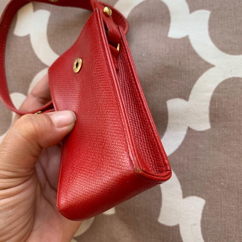 Chanel Vintage leather cc phone holder. Pouch. Purse - Picture 9 of 16